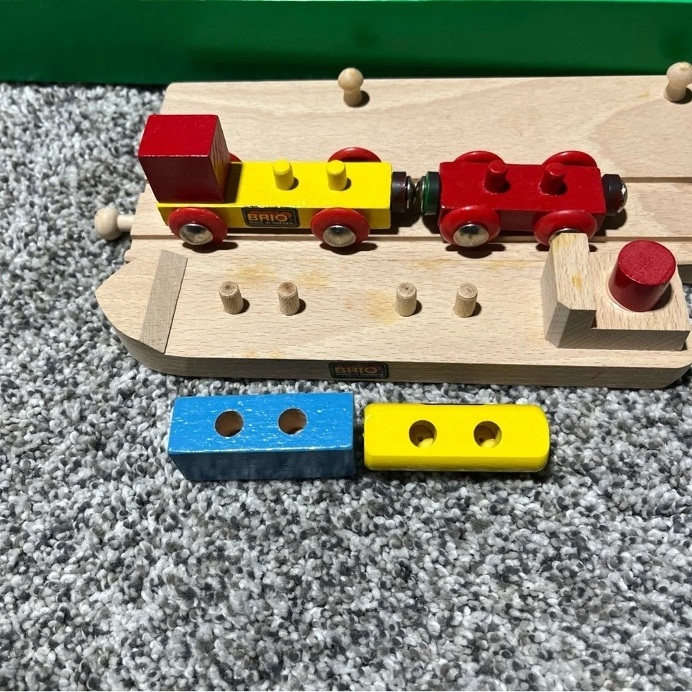 BRIO Sea Transport 31405/28 Wooden Sweden 1980’s In Box Rare Vintage
